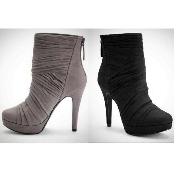 NIB Elle Ruched Stiletto Booties - Last Pair! - Picture 5 of 14